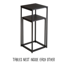 Load image into Gallery viewer, Set of 2 Square Side Tables
