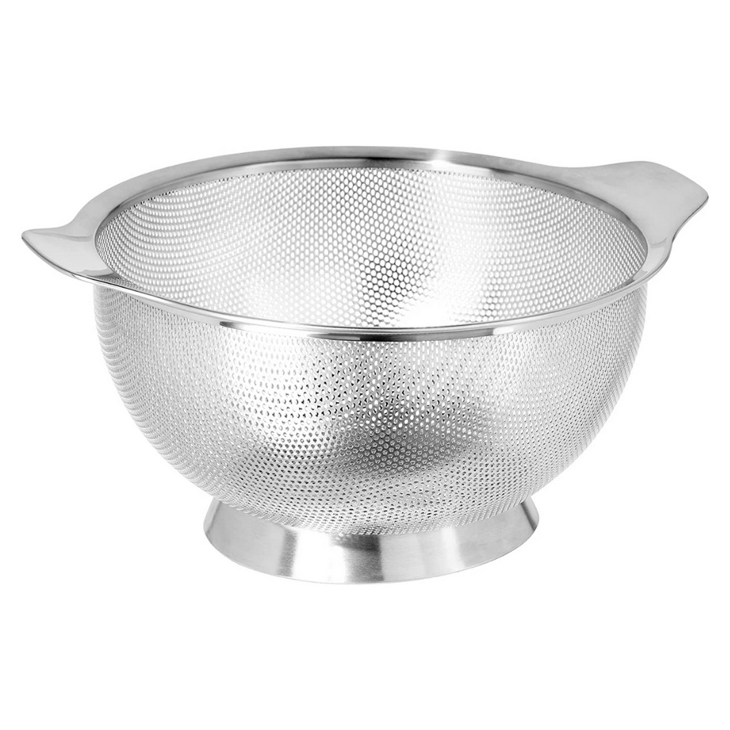 Perforated Stainless Steel Colander, 2.5 Quart