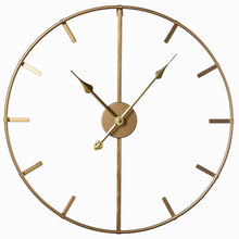 Load image into Gallery viewer, MINIMAL GOLD WALL CLOCK
