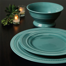 Load image into Gallery viewer, Gibson Elite Barberware 16pc Dinnerware Set, Turquoise
