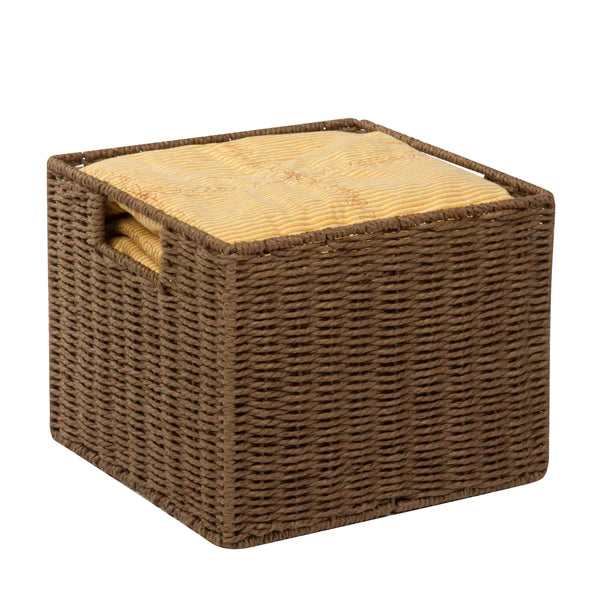 Paper Rope Storage Basket - Brown