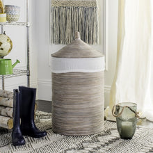 Load image into Gallery viewer, Wellington Rattan Storage Hamper With Liner
