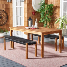 Load image into Gallery viewer, Aquina 3pc Dining Set - Black &amp; Natural
