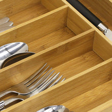 Load image into Gallery viewer, Bamboo Cutlery Tray
